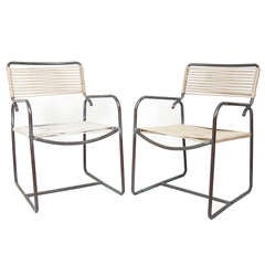 Vintage Pair of Armchairs by Walter Lamb