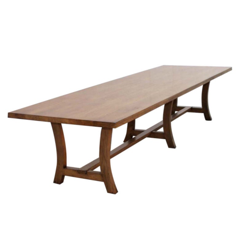 Custom Walnut Dining Table. Reclaimed Wood