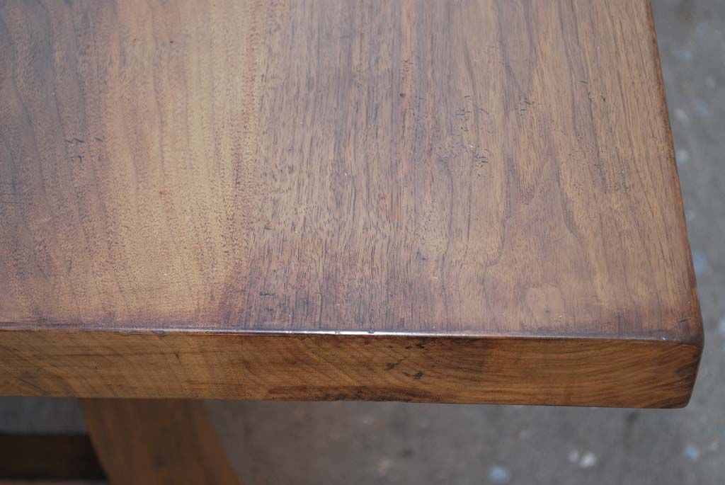 Contemporary Custom Walnut Dining Table. Reclaimed Wood
