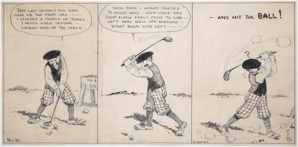 American Original Pen & Ink Cartoon by Legedary Cartoonist Vic Forsythe