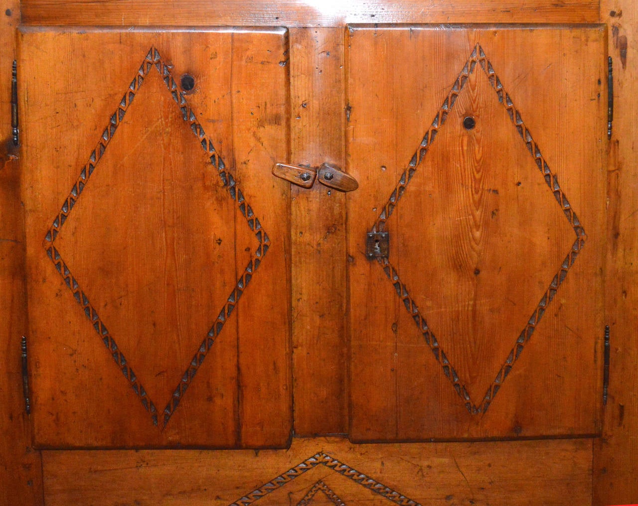 Wood 18th Century French Country Cabinet For Sale