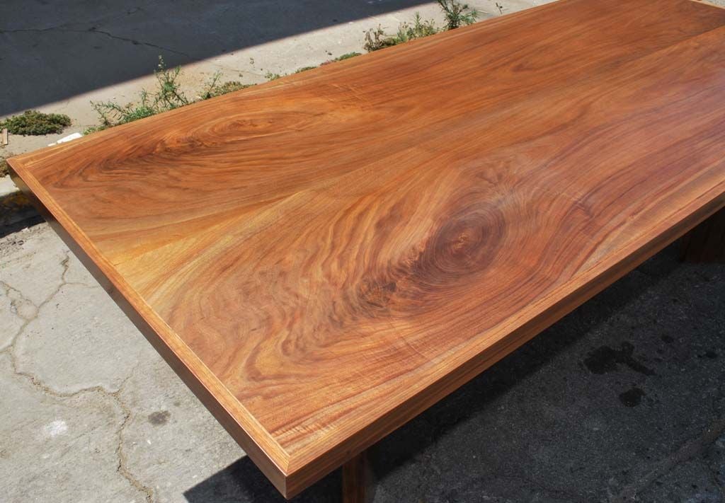 Contemporary Black Walnut Dining Table, Custom Made by Petersen Antiques For Sale