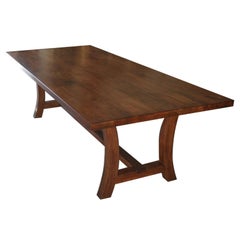 Walnut Dining Table, Built to Order by Petersen Antiques 