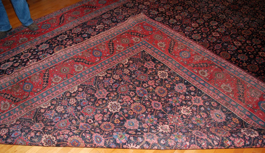 19th Century Exceptional Antique Bidjar Carpet