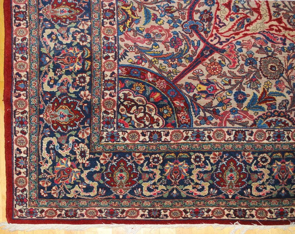 Kirman Antique Kerman Lavar Carpet