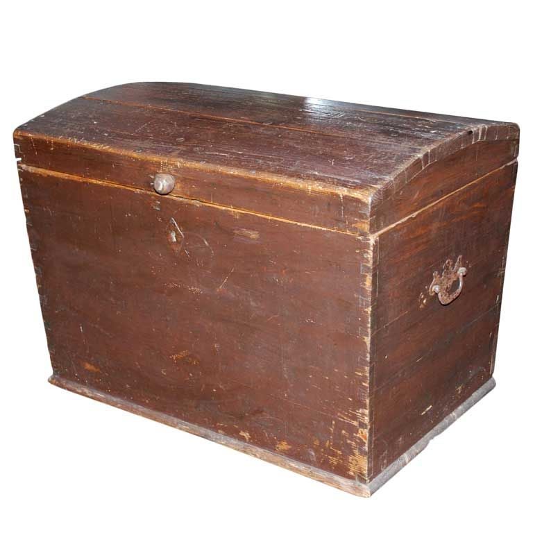 Dome Top Chest, Blanket Box For Sale