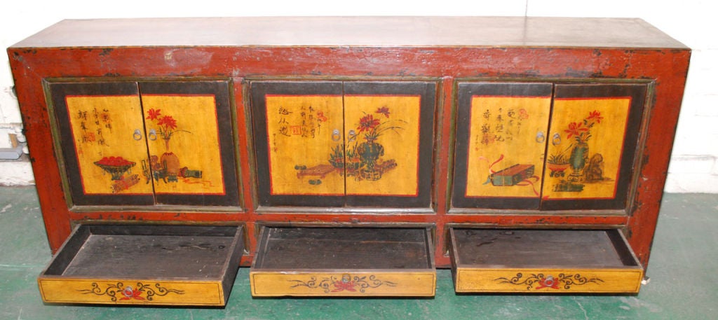 Antique Chinese Sideboard In Good Condition In Los Angeles, CA