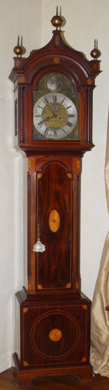 Georgian Mahogany Tall Case Clock 5