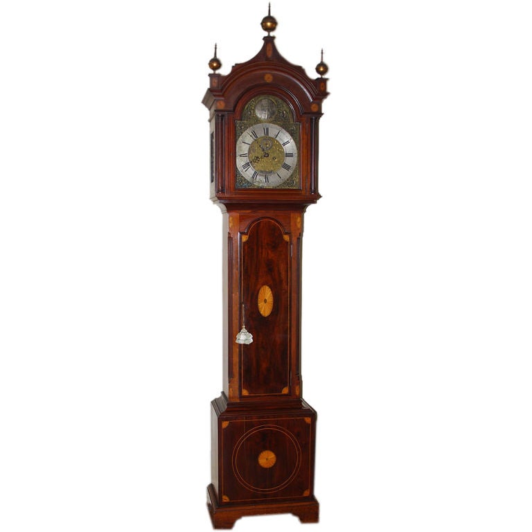Georgian Mahogany Tall Case Clock