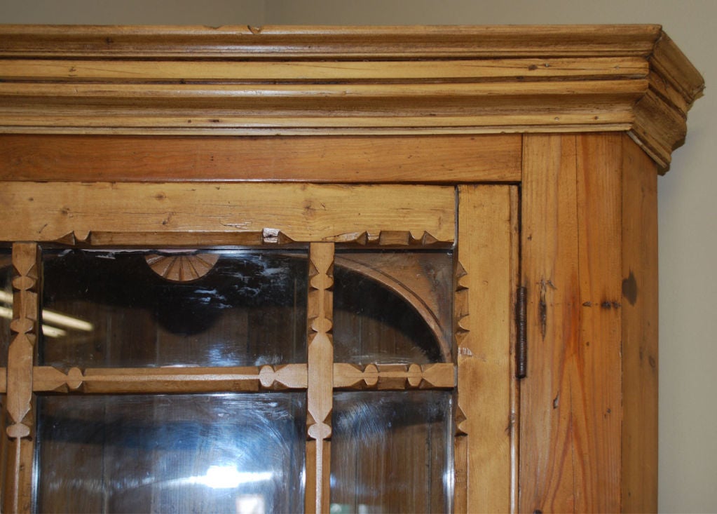 19th Century Antique Irish Corner Cupboard