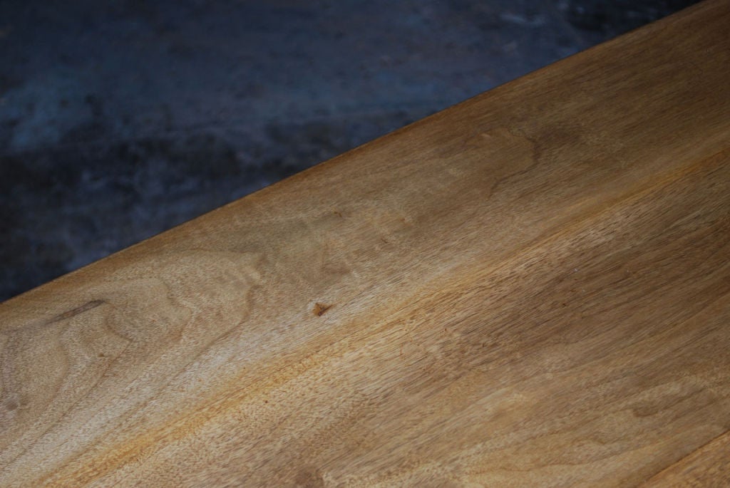 Reclaimed Wood Dining Table in Vintage Walnut, Custom Made by Petersen Antiques For Sale