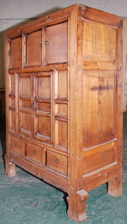 19th Century Antique Cabinet in Elm For Sale