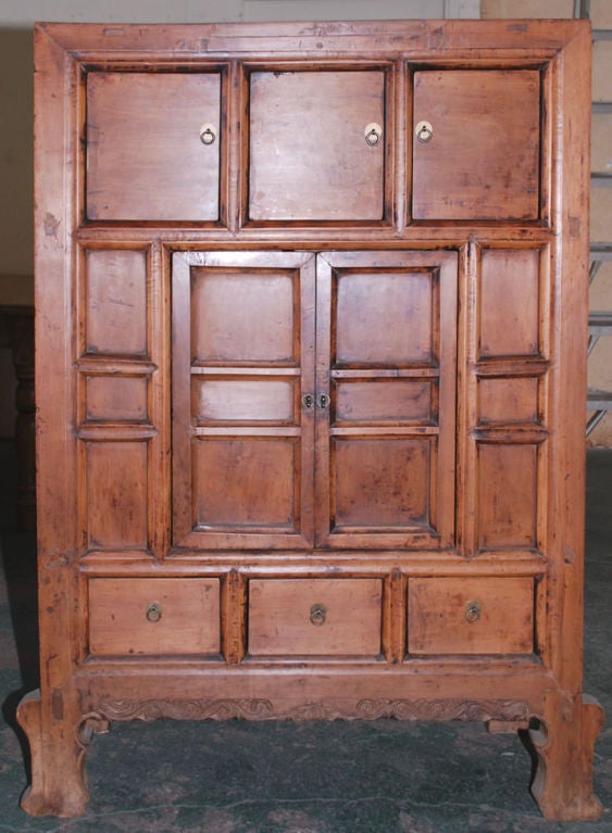 Antique Cabinet in Elm For Sale 2