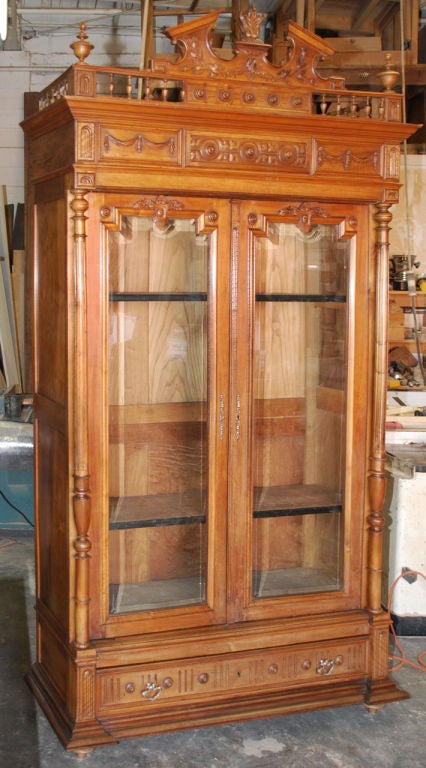 ornate bookcase