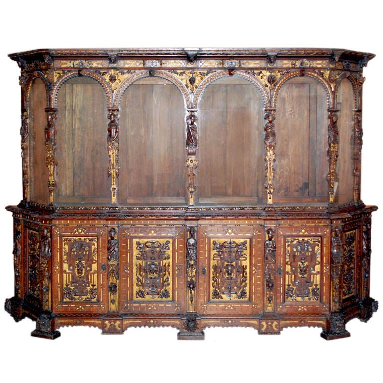 Renaissance Style Cabinet Dated, 1566