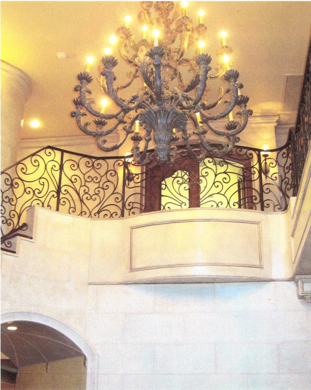 Huge Vintage 21-light Chandelier