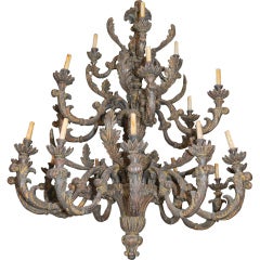 Huge Vintage 21-light Chandelier