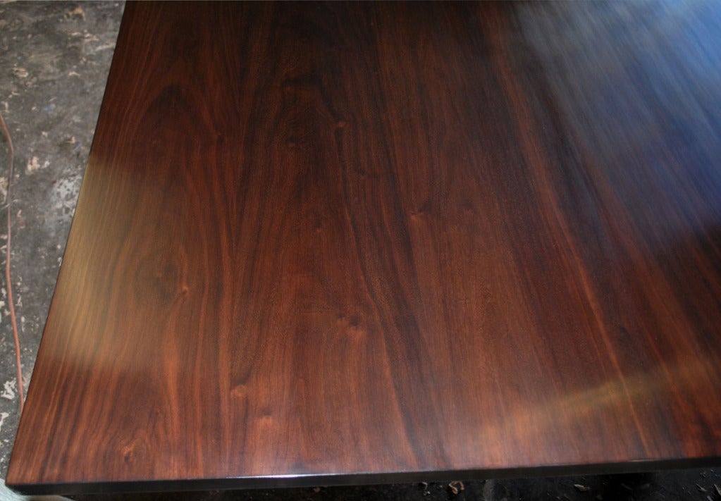 Martha Dining Table Made from Black Walnut, Built to Order by Petersen Antiques For Sale 3