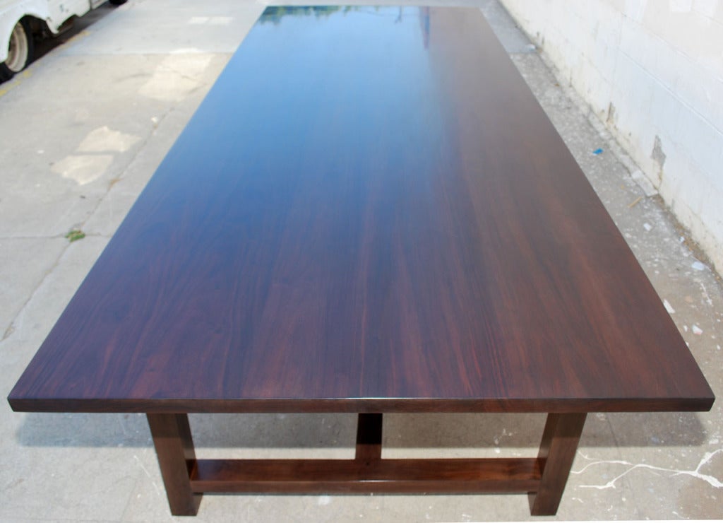 Martha Dining Table Made from Black Walnut, Built to Order by Petersen Antiques In New Condition For Sale In Los Angeles, CA