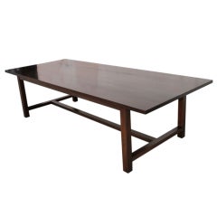 Custom Dining Table in Solid Black Walnut 1