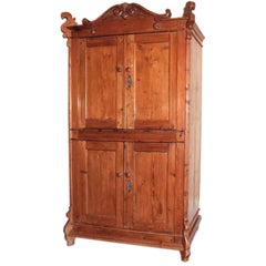 Antique Small Hutch with Four Doors