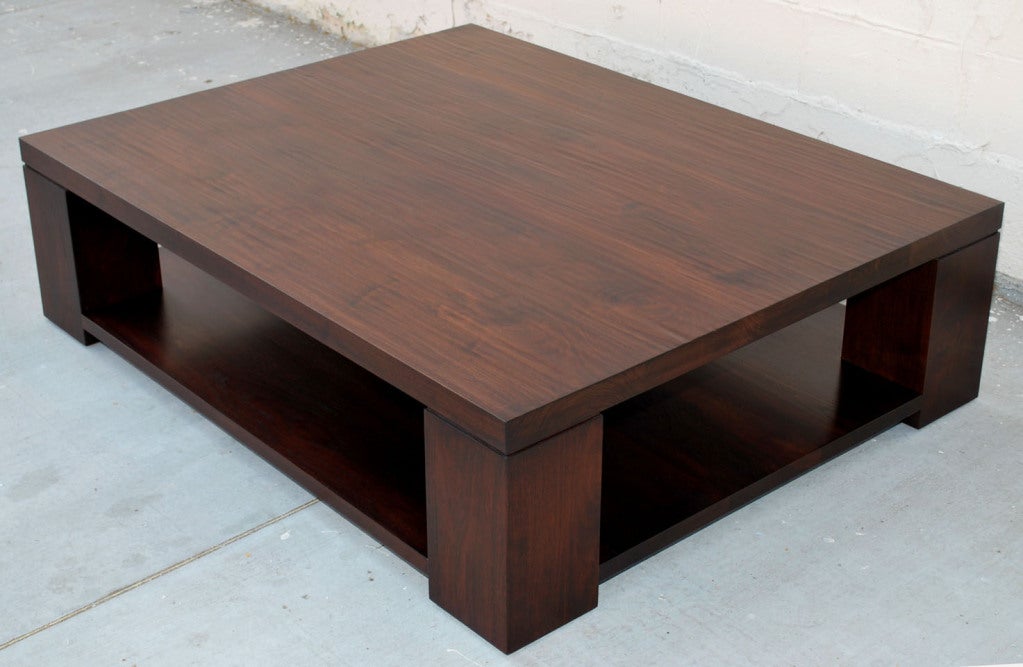 Margaretta Coffee Table in Vintage Walnut, by Petersen Antiques  For Sale 4