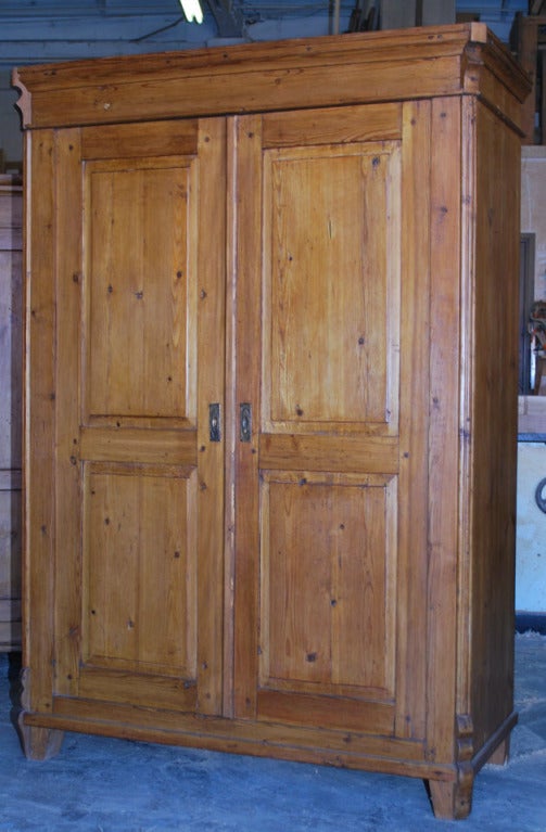 Antique Armoire with Raised Panels 2