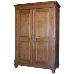 Antique Armoire with Raised Panels