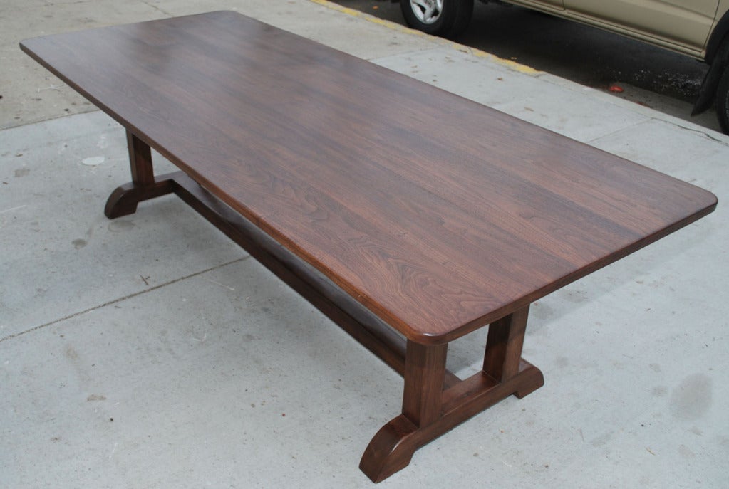 antique black walnut dining table