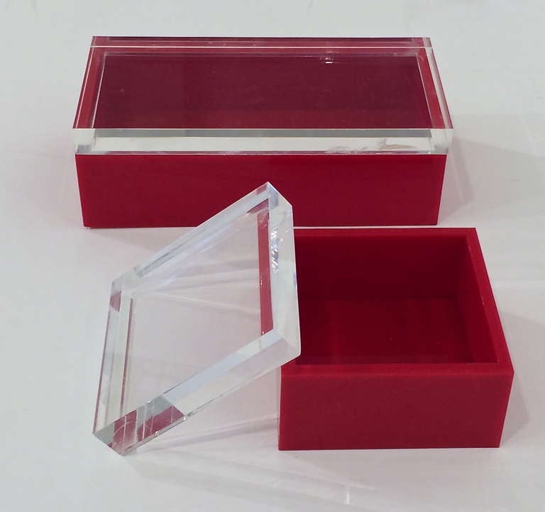 Lucite Boxes by Alessandro Albrizzi at 1stDibs