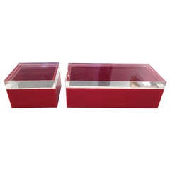 Lucite Boxes by Alessandro Albrizzi