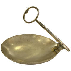 Brass Key Vide-Poche by Virginia Metalcrafters