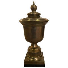 Huge Chapman Brass Urn Lamp