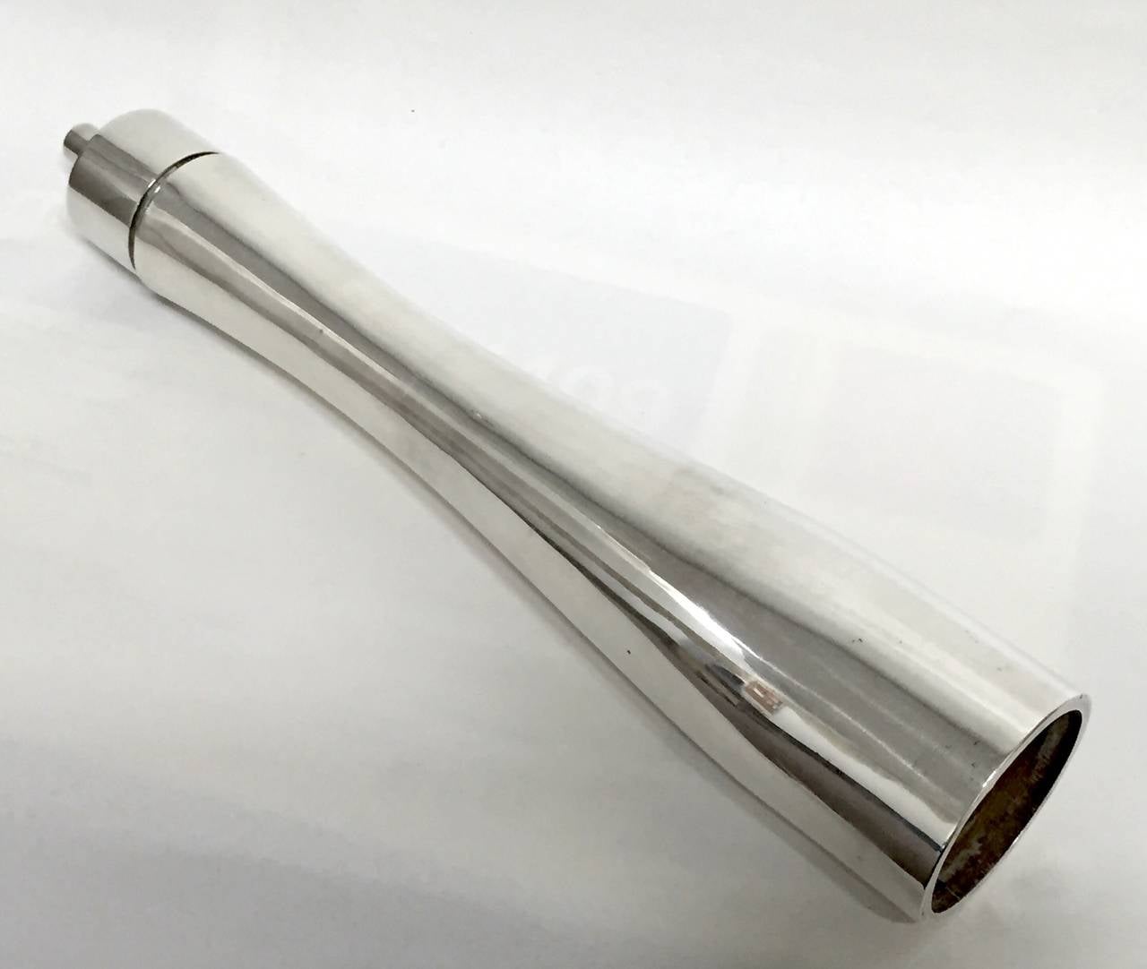 Danish Sterling Hand-Forged Pepper Mill by DGH In Excellent Condition For Sale In New York, NY