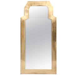 Large Chapman Mirror with Cast Brass Frame