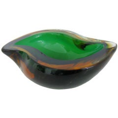 Sommerso Bowl by Seguso