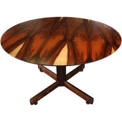 Sap Grain Rosewood "Alex" table by Sergio Rodrigues