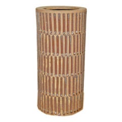 Cylindrical Ceramic Vessel by Brent Bennett