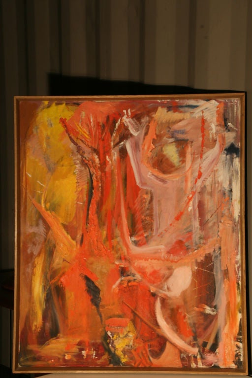 Bay Area abstract expressionist painting, Richard Ayer