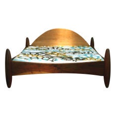 Solid Jacaranda King Size Bed By Sergio Rodrigues