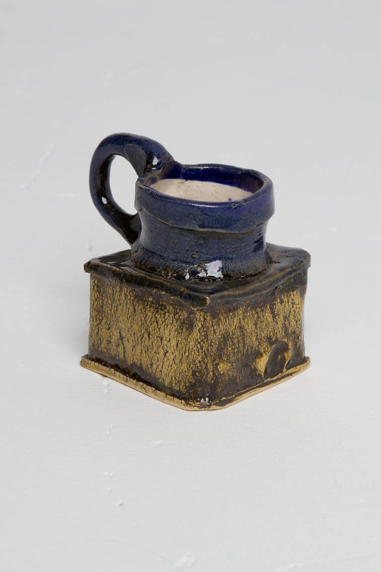 Modern Small blue mug by Erik Gronborg For Sale