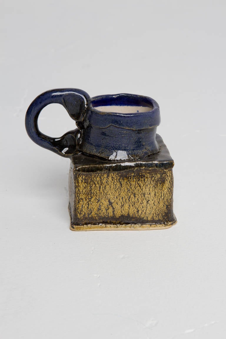 Small blue mug by Erik Gronborg For Sale 1