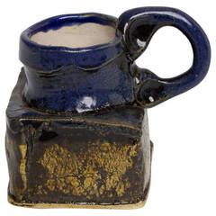 Small blue mug by Erik Gronborg