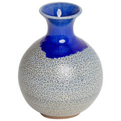Vintage Beautiful Salt Glaze Vase by F. Carlton Ball