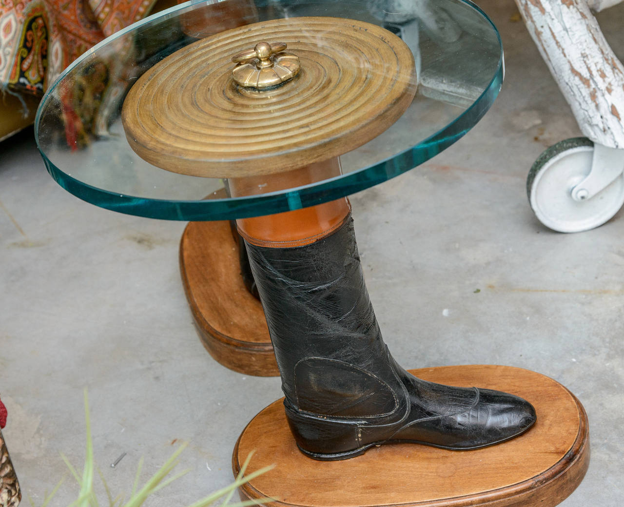 English Equestrian Style Side Tables For Sale
