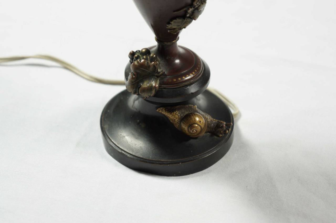 French Pair of Night Stand Lamps, Signed Millet For Sale
