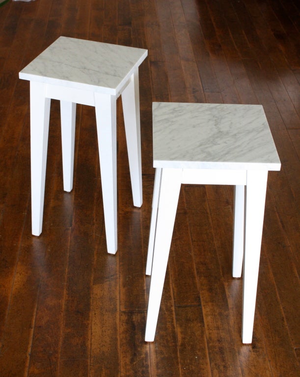 Pair of Phillipe Starck Tables from Delano Hotel