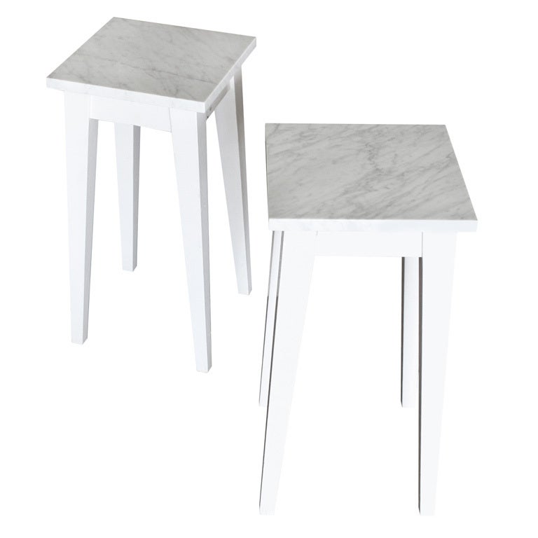 Pair of Phillipe Starck Tables from Delano Hotel For Sale