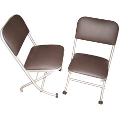 Pair of Warren McArthur Fold-Out Chairs