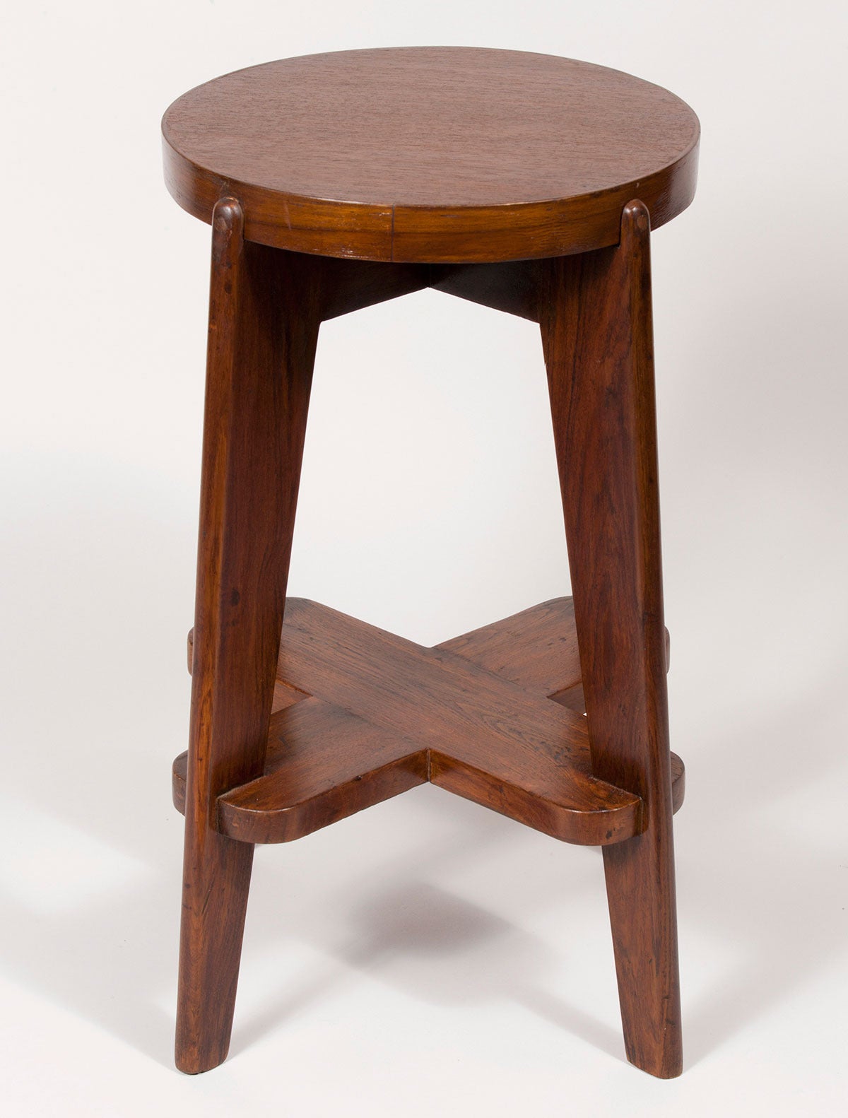 Pierre Jeanneret Stool In Excellent Condition In Brooklyn, NY